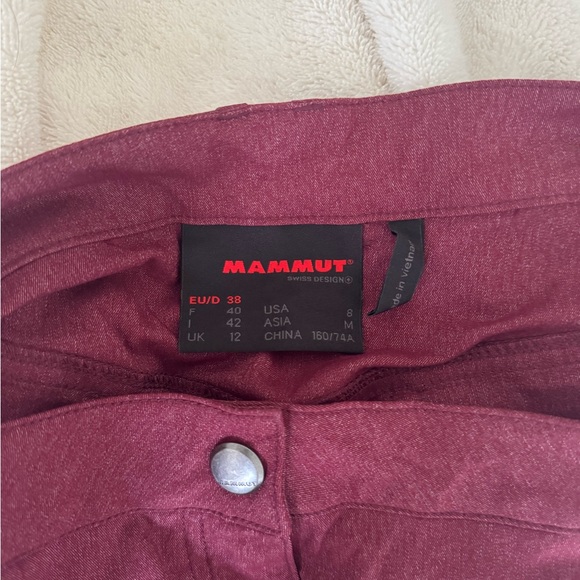 Mammut Massone Pants Women US Size 8 - Picture 6 of 6